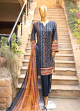 SMEMB-0650- 3 Piece Embroidered Stitched Suit