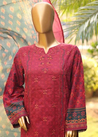 Bin Saeed Fabric - SMEMB-0652- 3 Piece Embroidered Stitched Suit