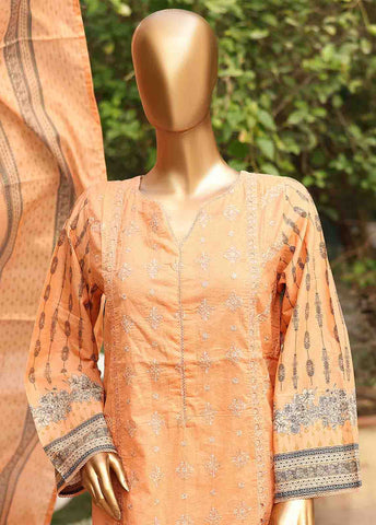 Bin Saeed Fabric - SMEMB-0657- 3 Piece Embroidered Stitched Suit