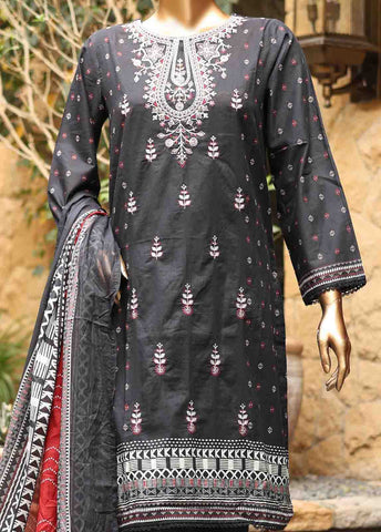 Bin Saeed Fabric - SMEMB-0660- 3 Piece Embroidered Stitched Suit
