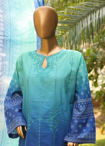 Bin Saeed Fabric - SMEMB-0675- 3 Piece Embroidered Stitched Suit