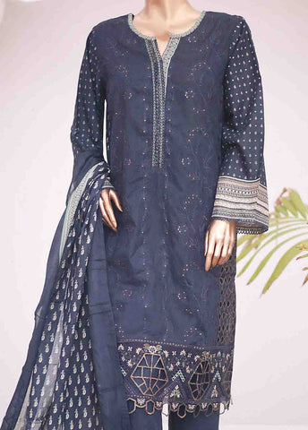 Bin Saeed Fabric - SMEMB-09 A- 3 Piece Embroidered Stitched Suit