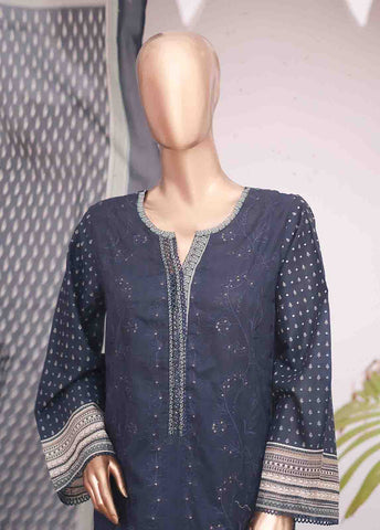 Bin Saeed Fabric - SMEMB-09 A- 3 Piece Embroidered Stitched Suit