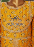 SMFR-793-3 Piece Lawn Embroidered Frock Style Suit