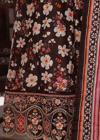 SMFR-0805-3 Piece Lawn Embroidered Frock Style Suit