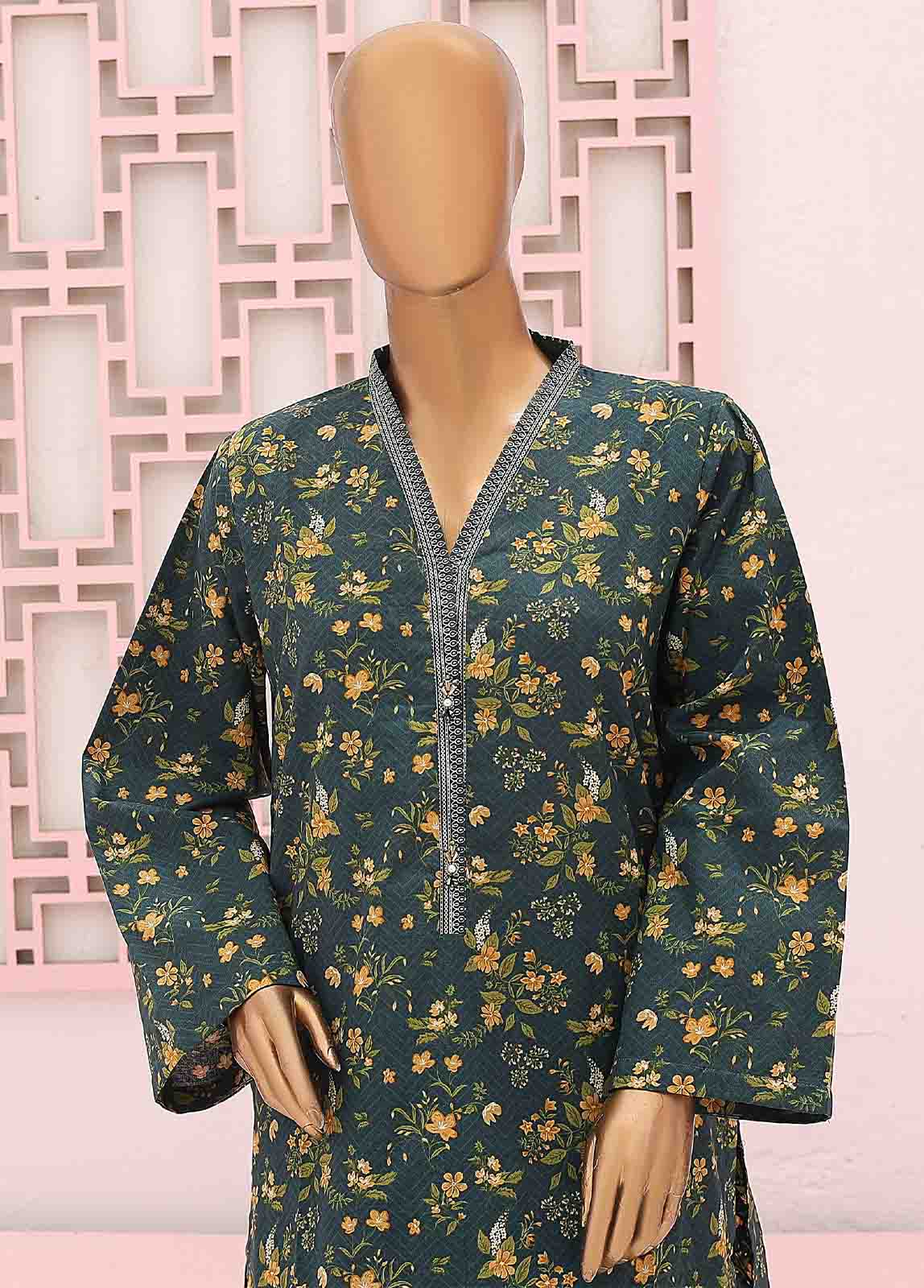 Bin Saeed Fabric - SMK-0115- 2 Piece Printed Stitched Co-ords