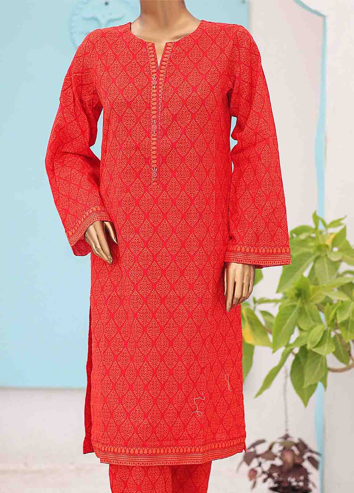 Bin Saeed Fabric - SMK-0116- 2 Piece Printed Stitched Co-ords