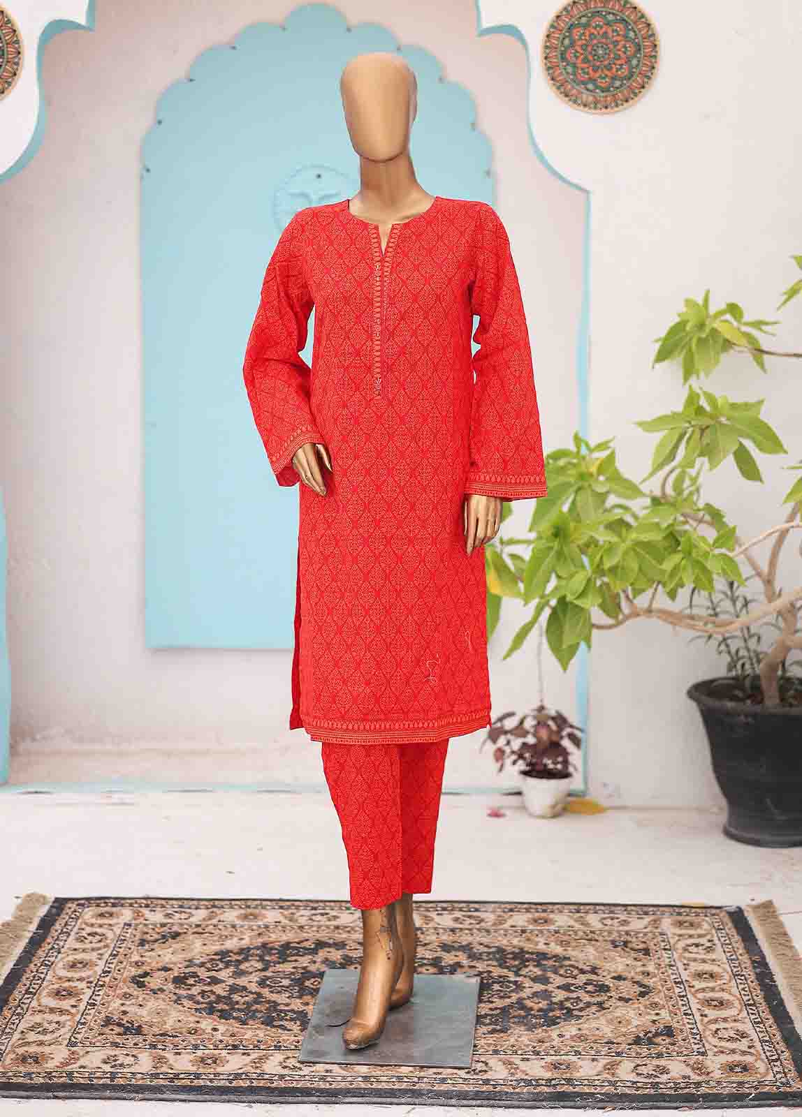 Bin Saeed Fabric - SMK-0116- 2 Piece Printed Stitched Co-ords