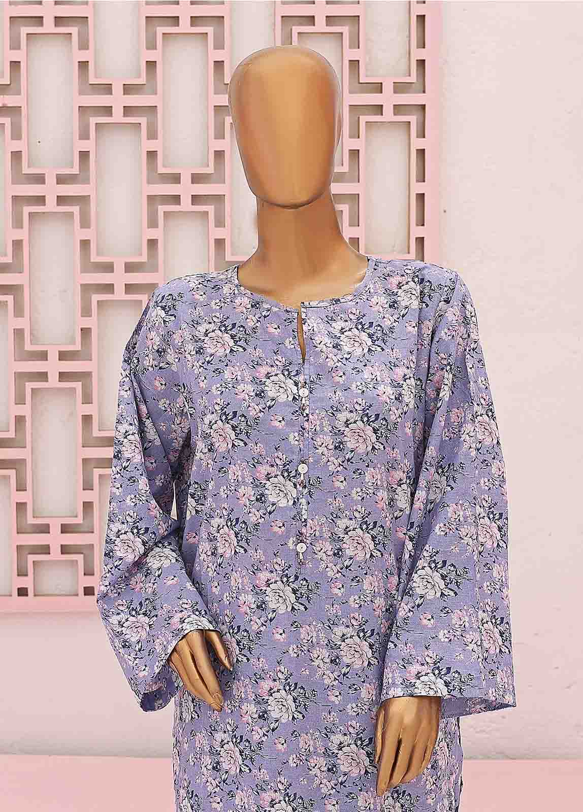 Bin Saeed Fabric - SMK-0117- 2 Piece Printed Stitched Co-ords