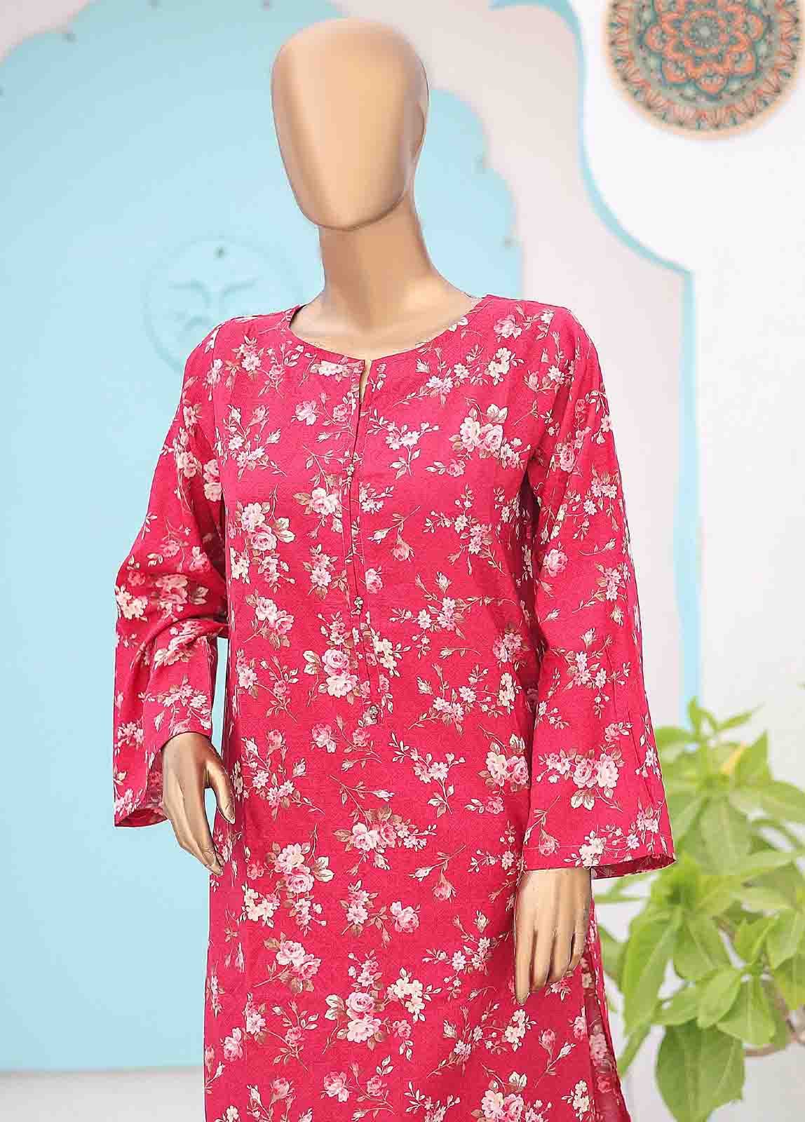 SMK-0119- 2 Piece Printed Stitched Co-ords