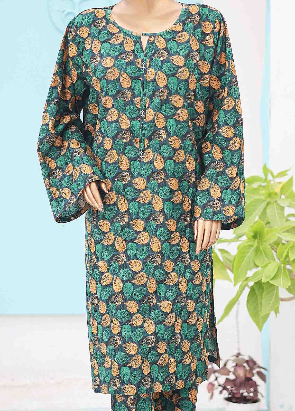 Bin Saeed Fabric - SMK-0126- 2 Piece Printed Stitched Co-ords