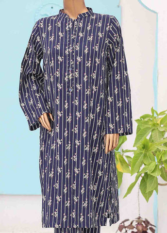 Bin Saeed Fabric - SMK-018- 2 Piece Printed Stitched Co-ords