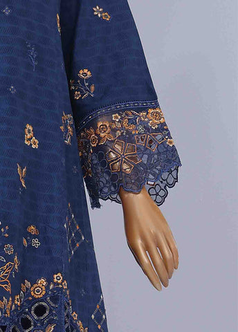 Bin Saeed Fabric - SMK-FR-0103 A- 3 Piece Luxury Frock Style Suit