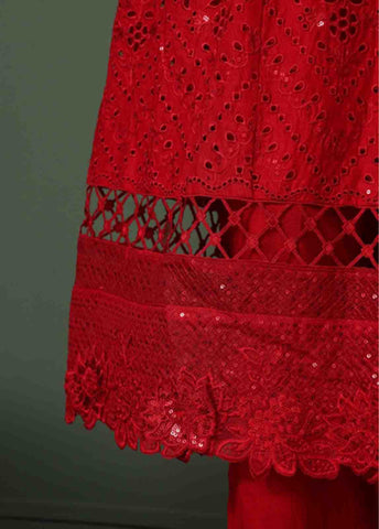 Bin Saeed Fabric - SMK-FR-0107 A- 3 Piece Luxury Frock Style Suit