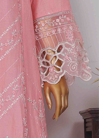 Bin Saeed Fabric - SMK-FR-0108 A- 3 Piece Luxury Frock Style Suit