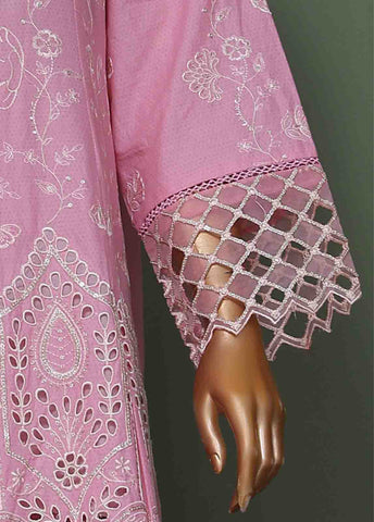 Bin Saeed Fabric - SMK-FR-0114 A- 3 Piece Luxury Frock Style Suit