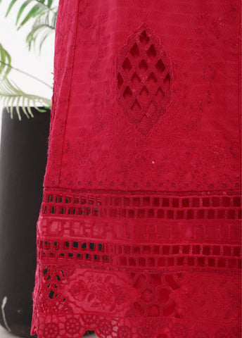 Bin Saeed Fabric - SMK-FR-106B-3 Piece Self Lawn Embroidered Frock Style Suit