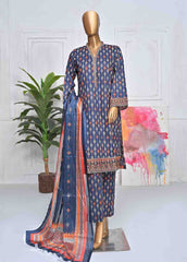 SMLE-0009-3 Piece Cotton Embroidered collection
