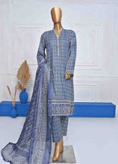 SMLE-0063-3 Piece Cotton Embroidered collection