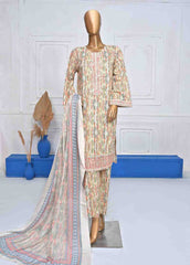 SMLE-0071-3 Piece Cotton Embroidered collection