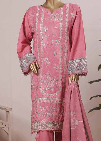 Bin Saeed Fabric - SMLE-0126- 3 Piece Embroidered Stitched Suit