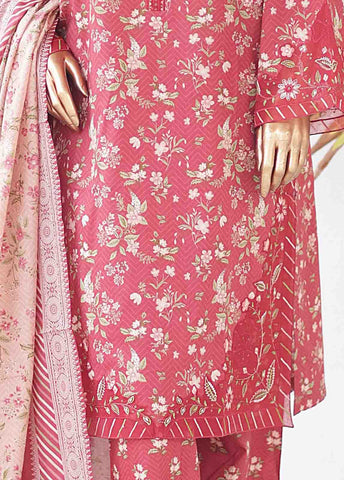 Bin Saeed Fabric - SMLE-0139-3 Piece Cutwork Kari Stitched Suit