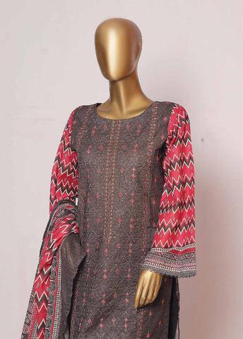 Bin Saeed Fabric - SMLE-0199- 3 Piece Embroidered Stitched Suit