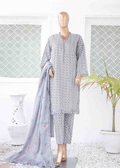 SMLE-0202 A-3 Piece Cutwork Kari Stitched Suit