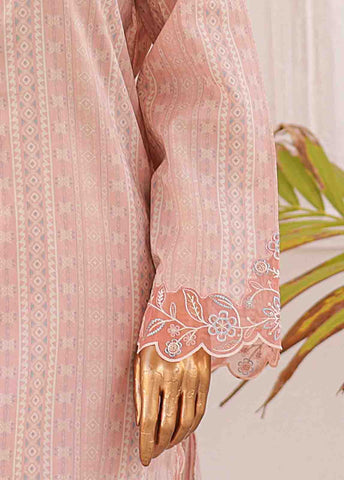 Bin Saeed Fabric - SMLE-0203 A-3 Piece Cutwork Kari Stitched Suit