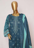SMLE-0206- 3 Piece Embroidered Stitched Suit