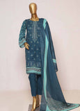 SMLE-0206- 3 Piece Embroidered Stitched Suit
