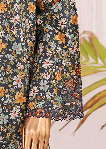 SMLE-0218 A- 3 Piece Embroidered Stitched Suit