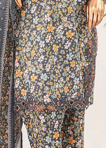 SMLE-0218 A- 3 Piece Embroidered Stitched Suit