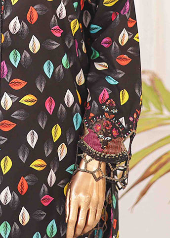 Bin Saeed Fabric - SMLE-0219 A-3 Piece Cutwork Kari Stitched Suit