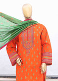 SMLE-024- 3 Piece Embroidered Stitched Suit