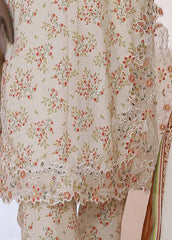 SMLE-0508- 3 Piece Embroidered Stitched Suit
