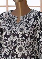 SMLE-0586- 3 Piece Embroidered Stitched Suit