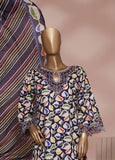 SMLE-587-FR-3 Piece Embroidered Frock Style