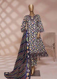 SMLE-587-FR-3 Piece Embroidered Frock Style