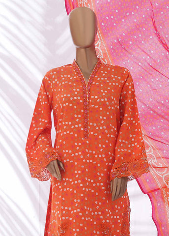 Bin Saeed Fabric - SMLE-0597- 3 Piece Embroidered Stitched Suit