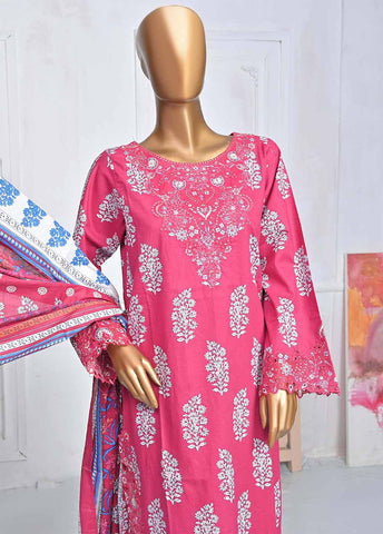 Bin Saeed Fabric - SMLE-0600-FR- 3 Piece Embroidered Stitched Suit