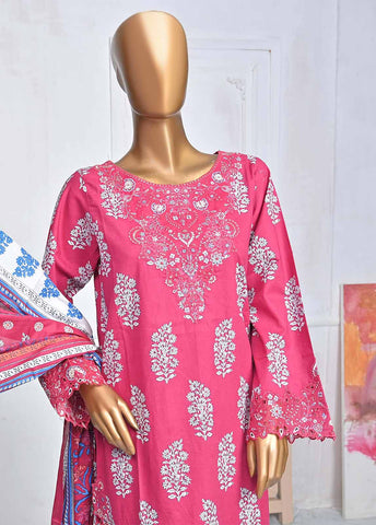 Bin Saeed Fabric - SMLE-0600- 3 Piece Embroidered Stitched Suit