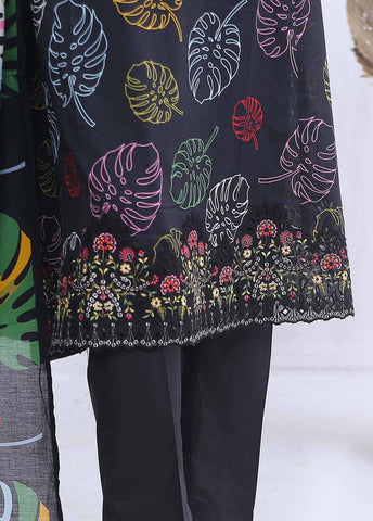 Bin Saeed Fabric - SMLE-624-FR-3 Piece Embroidered Frock Style