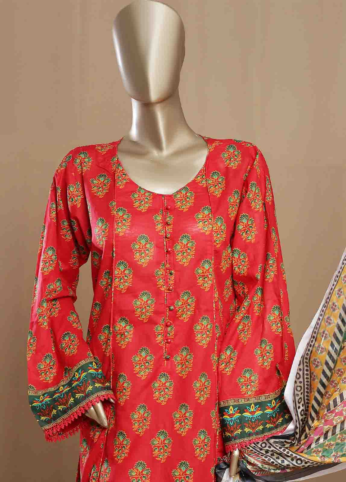 SMLF-01-FR -3 Piece Printed Frock Style