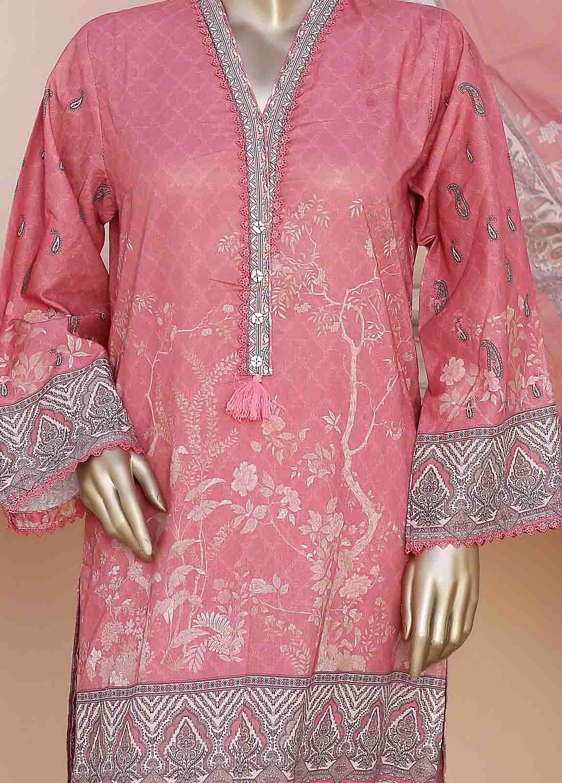SMLF-0126-3 Piece Printed Stitched Suit