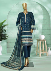 SMLF-0133-3 Piece Printed Stitched Suit