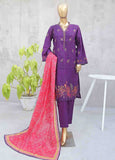 SMLF-0386-RN-3 Piece Cotton Embroidered collection