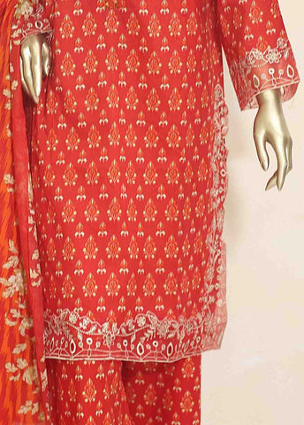 Bin Saeed Fabric - SMLF-0629-EMB- 3 Piece Embroidered Stitched Suit