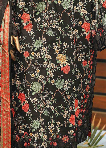Bin Saeed Fabric - SMLF-0638-EMB- 3 Piece Embroidered Stitched Suit
