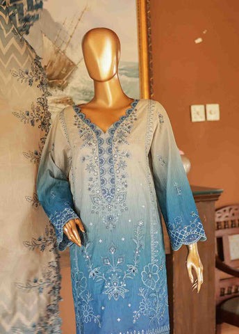 Bin Saeed Fabric - SMLF-0682 B- 3 Piece Embroidered Stitched Suit